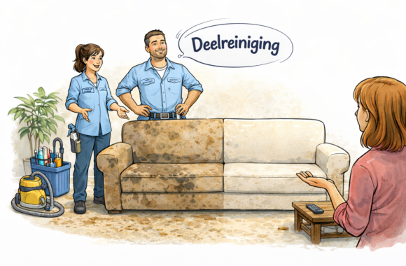 een deelreiniging bij een bank?