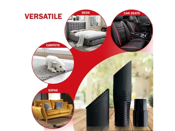 Effectieve borstel voor dierenharen op meubels en bekleding – FUR-EEL® HOME BASIC met adapter, aanbevolen door Mobiele Cleaners.