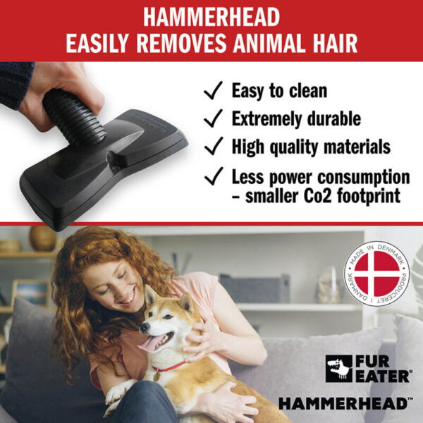 FUREATER HAMMERHEAD – Verbeterde versie voor hardnekkige dierenharen - Afbeelding 3