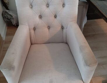 voor reiniging stoel