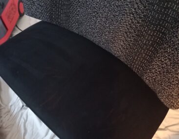 melkvlek verwijderen bank