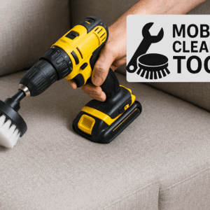 borstel om je bank tre reinigen