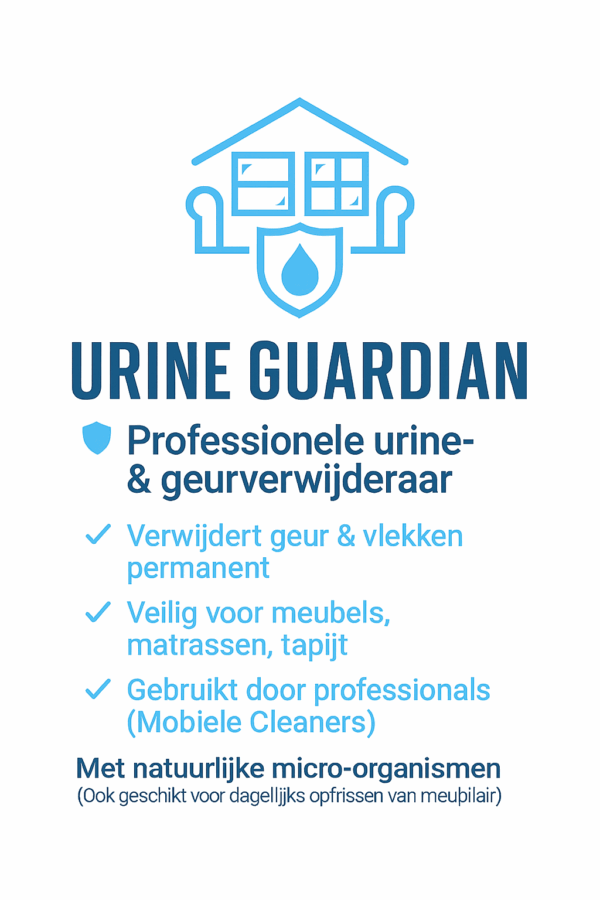 een urine middel kant en klaar in spray fles van 750 ml werkt tegen urine bijvoorbeeld op de bank