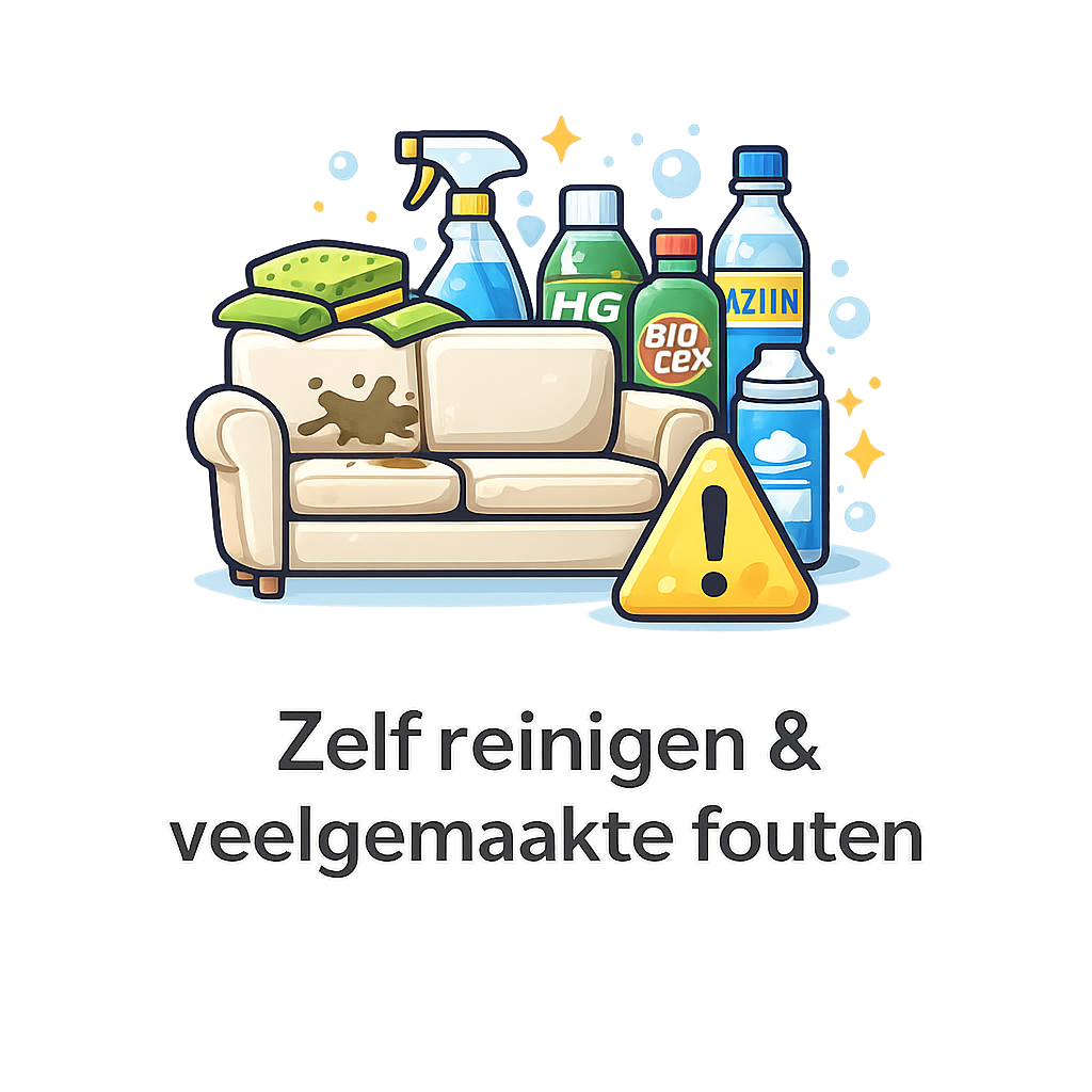 bank en stoelen Zelf reinigen & veelgemaakte fouten