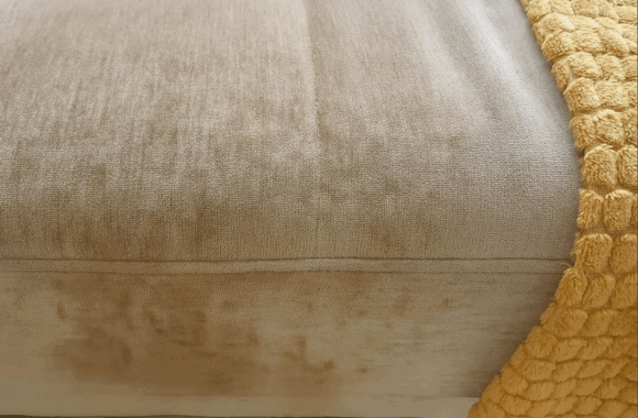 bank huidvet voor reiniging