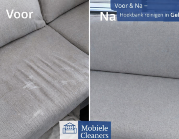 hoekbank reinigen Geldrop voor en na