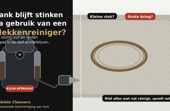 stinken na gebruik vlekkenreiniger