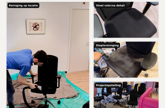 collage_bureaustoelen_reiniging_gemeentehuis_goirle_actie