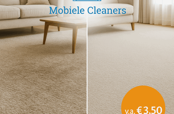 vloerbedekking reinigen Mobiele cleaners